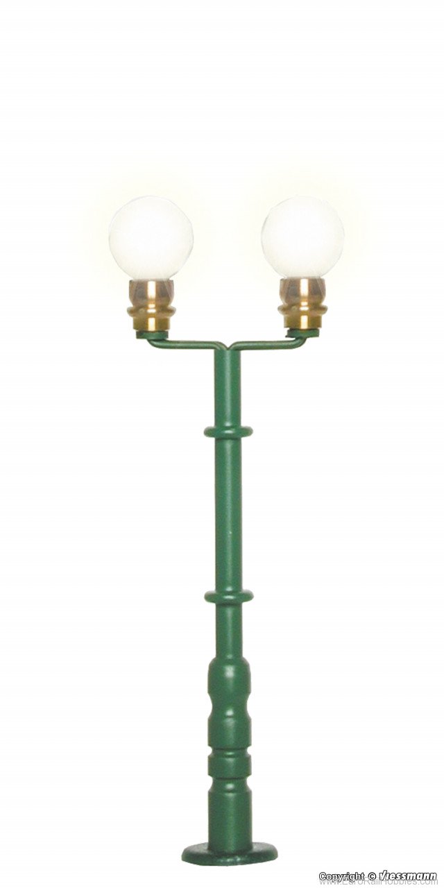 Viessmann 6305 HO Bowl lamp, double, green