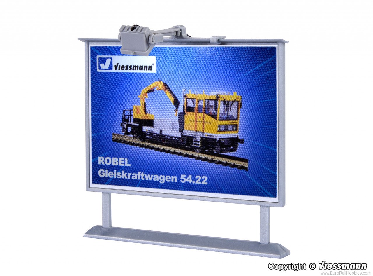 Viessmann 6336 HO Advertising board with LED lighting