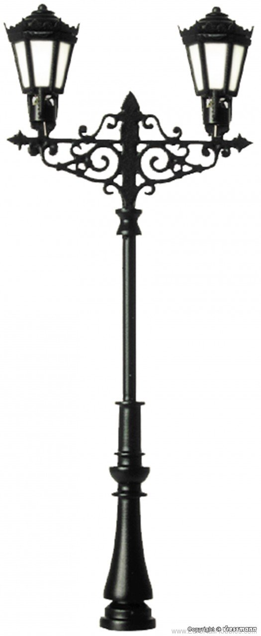 Viessmann 6397 HO Gas lamp, double