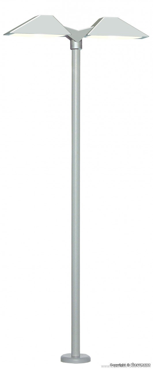 Viessmann 6484 N Modern platform lamp, double LED white