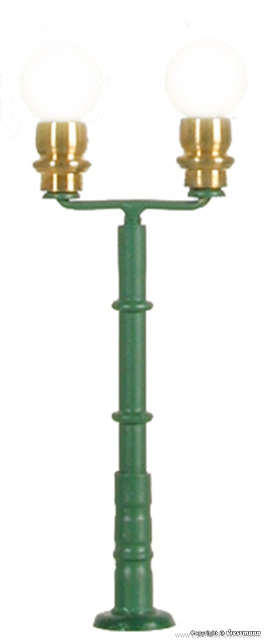 Viessmann 6502 N bowl lamp, double, green