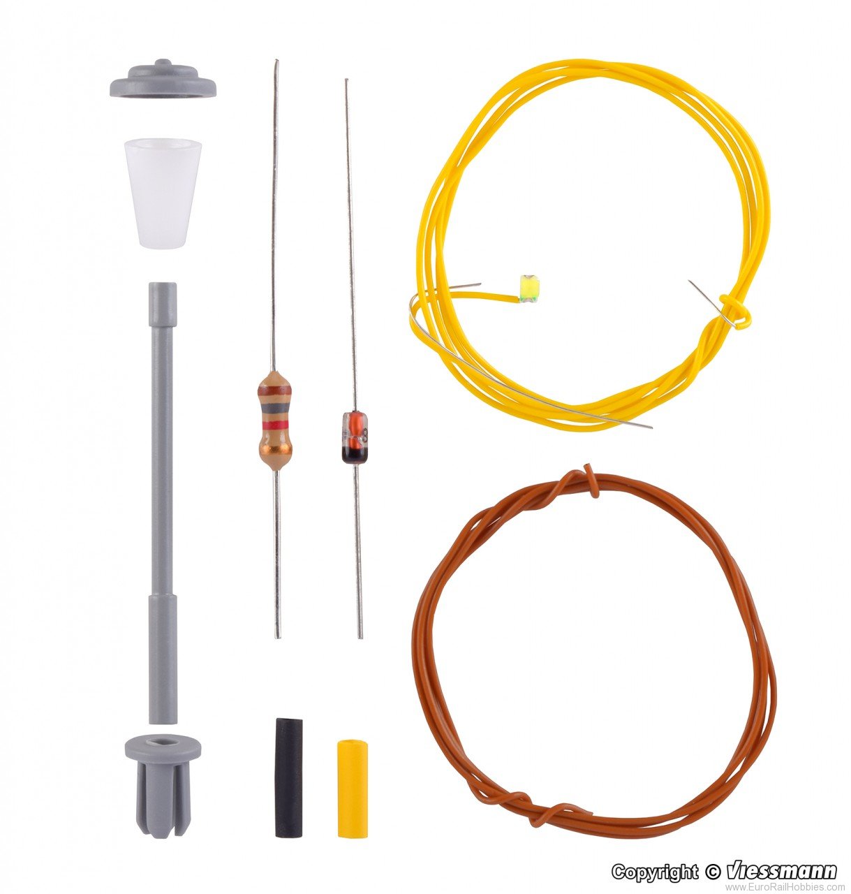Viessmann 6621 N Kit Street light, LED white