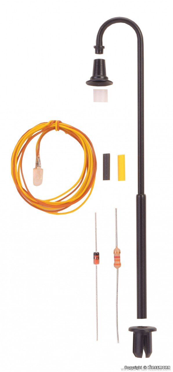Viessmann 6724 HO Swan neck lamp, kit