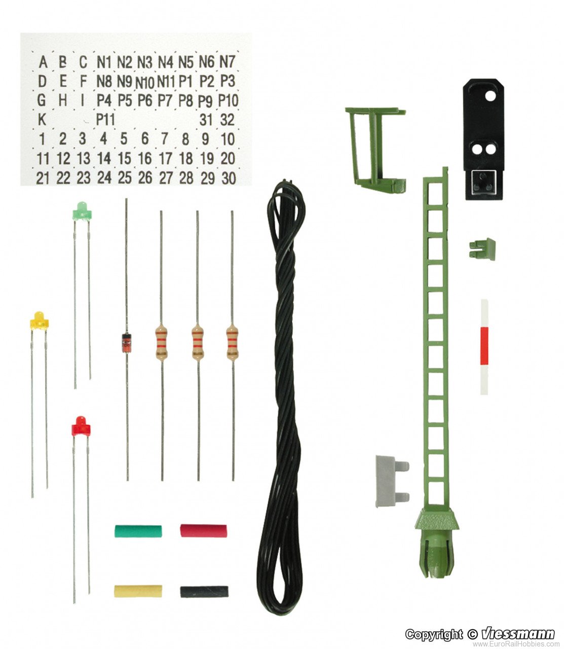Viessmann 6732 Colour light entry signal HO construction kit