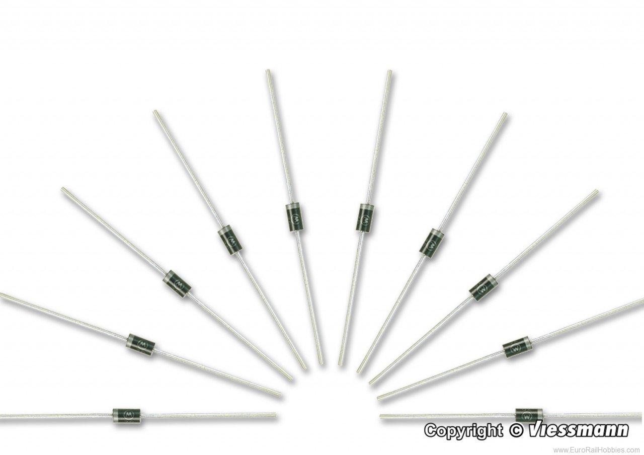 Viessmann 6834 Recification diodes, 10 pieces