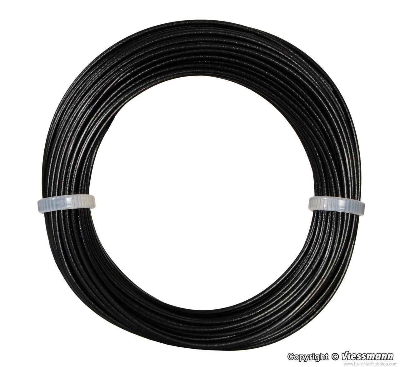 Viessmann 6860 Wire,0,14 mm dia., black, 10 m
