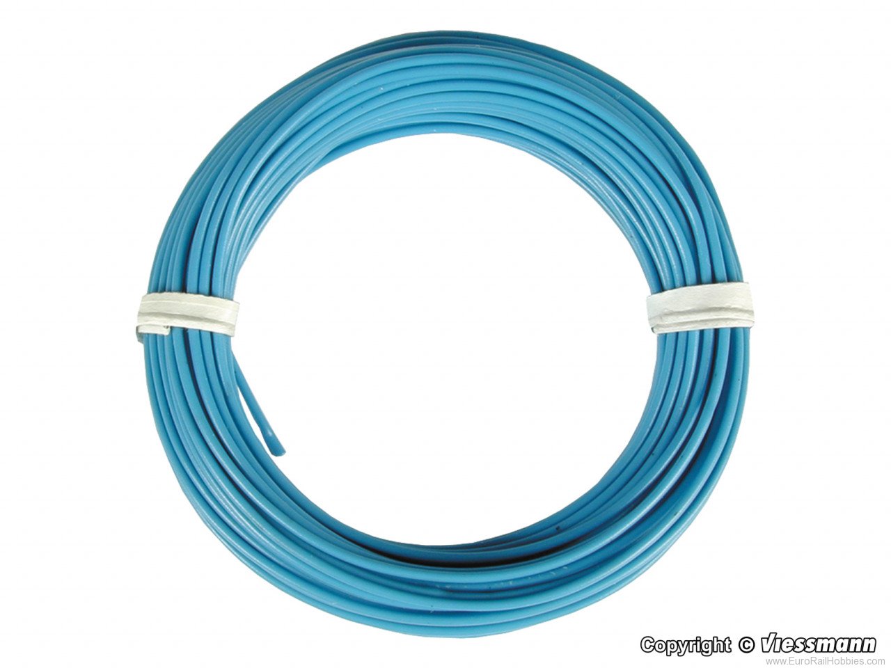 Viessmann 6861 Wire,0,14 mm dia., blue, 10 m