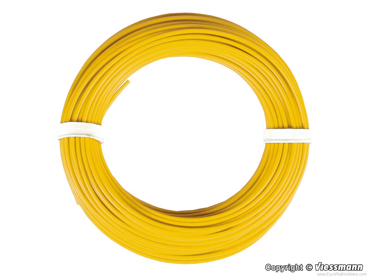 Viessmann 6864 Wire,0,14 mm dia., yellow, 10 m