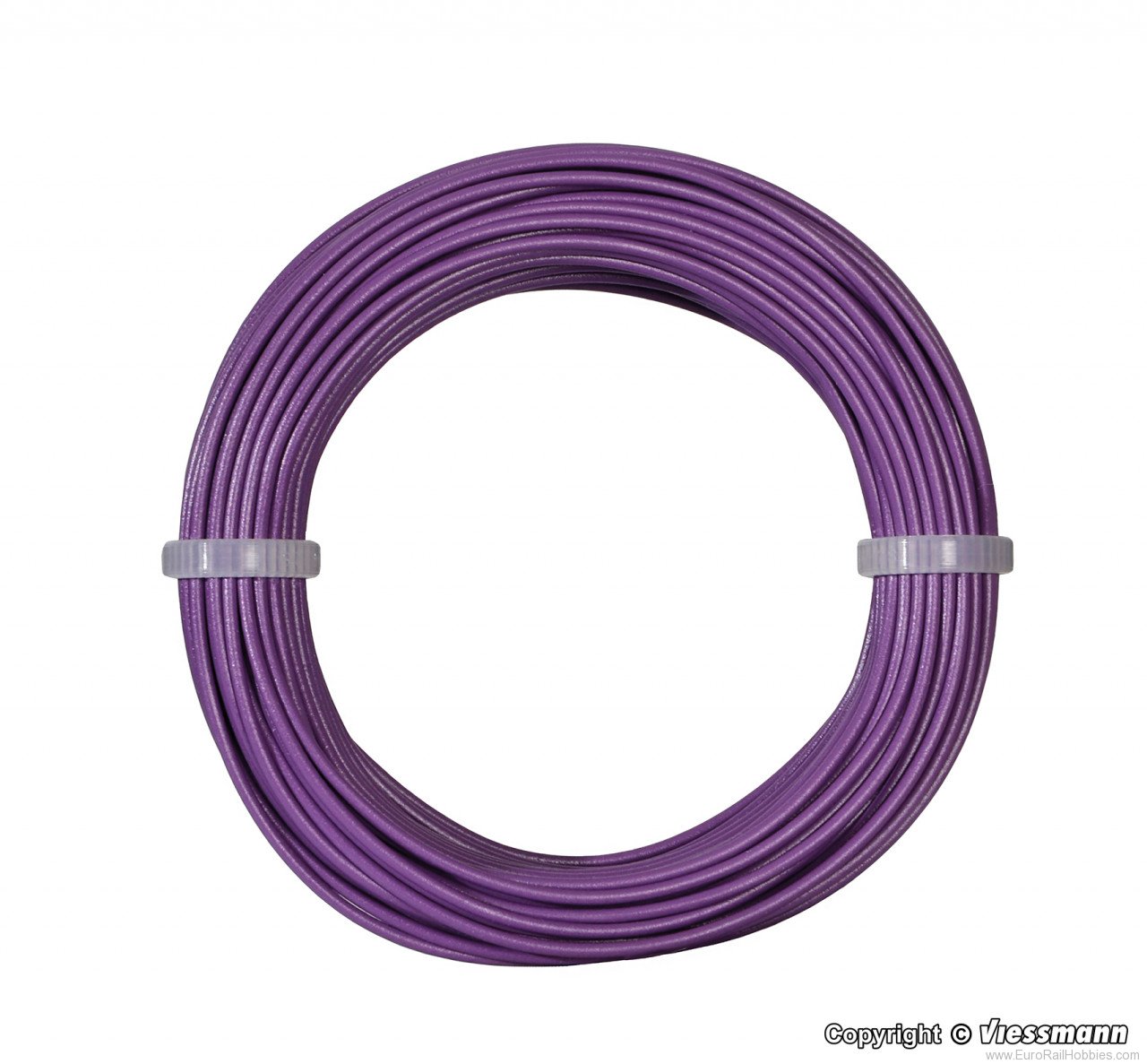 Viessmann 6867 Wire,0,14 mm dia., purple, 10 m