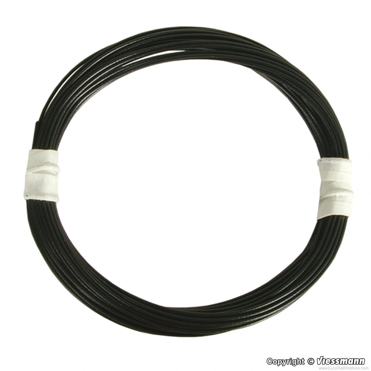 Viessmann 6890 Super thin special wire, 0,03 mm dia., black,