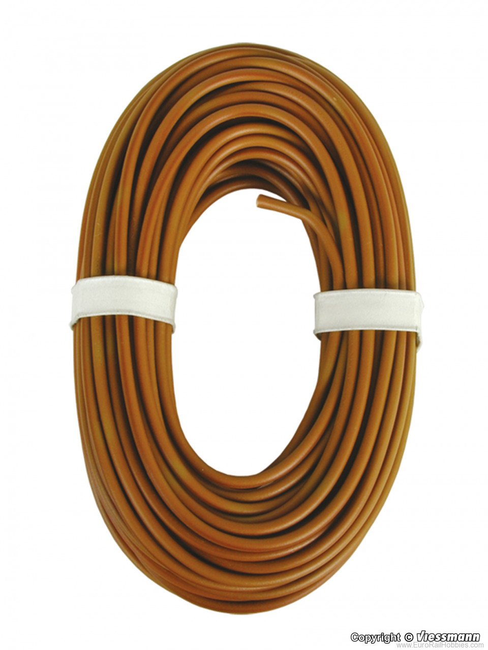 Viessmann 6896 High-current cable, 0,75 mm dia., brown, 10 m