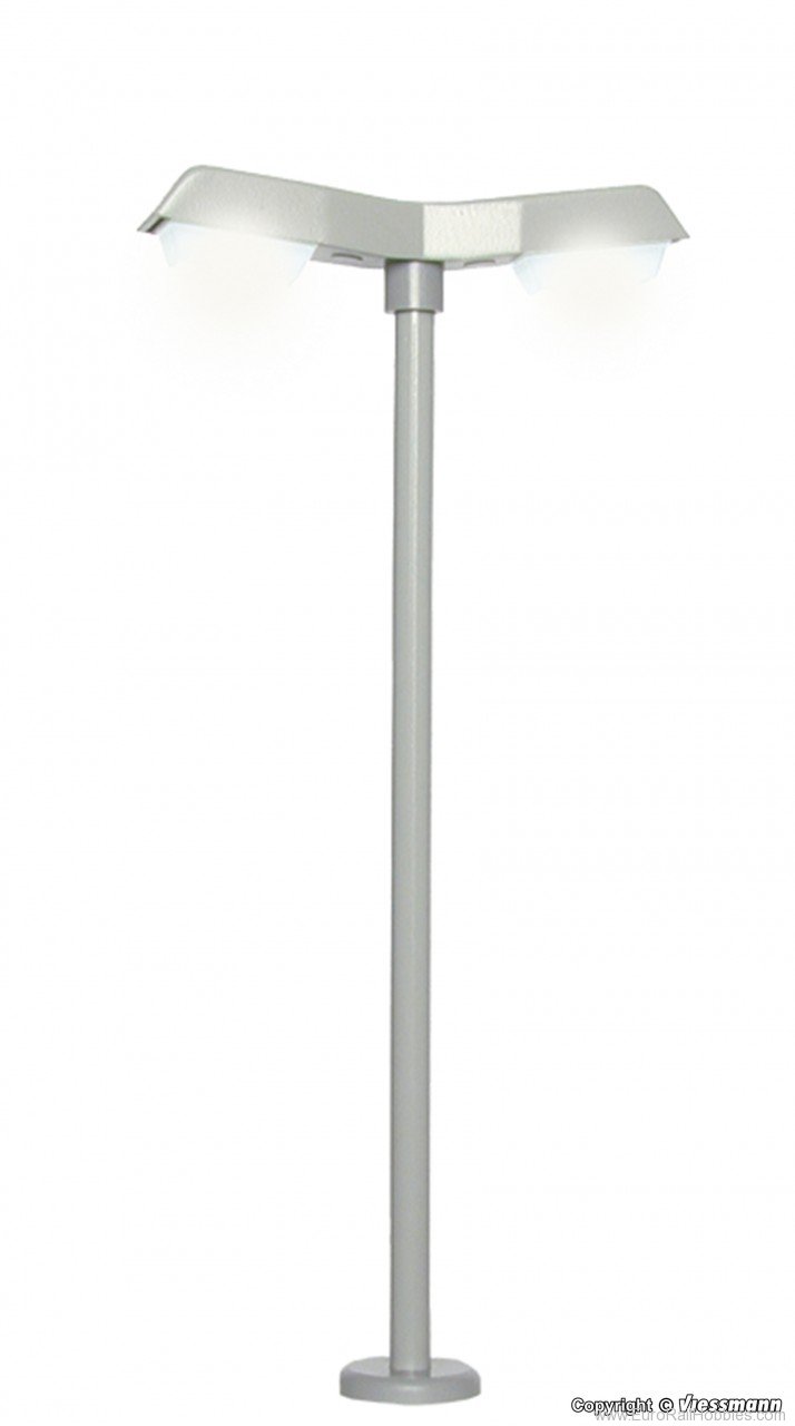 Viessmann 6997 TT Street light modern, double LED white