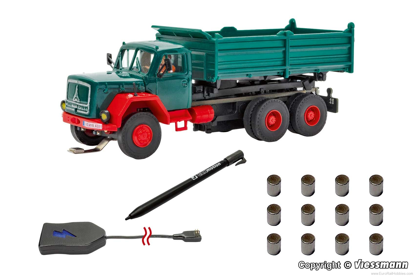 Viessmann 8002 8002 H0 CarMotion basic starter set, MAGIRUS 