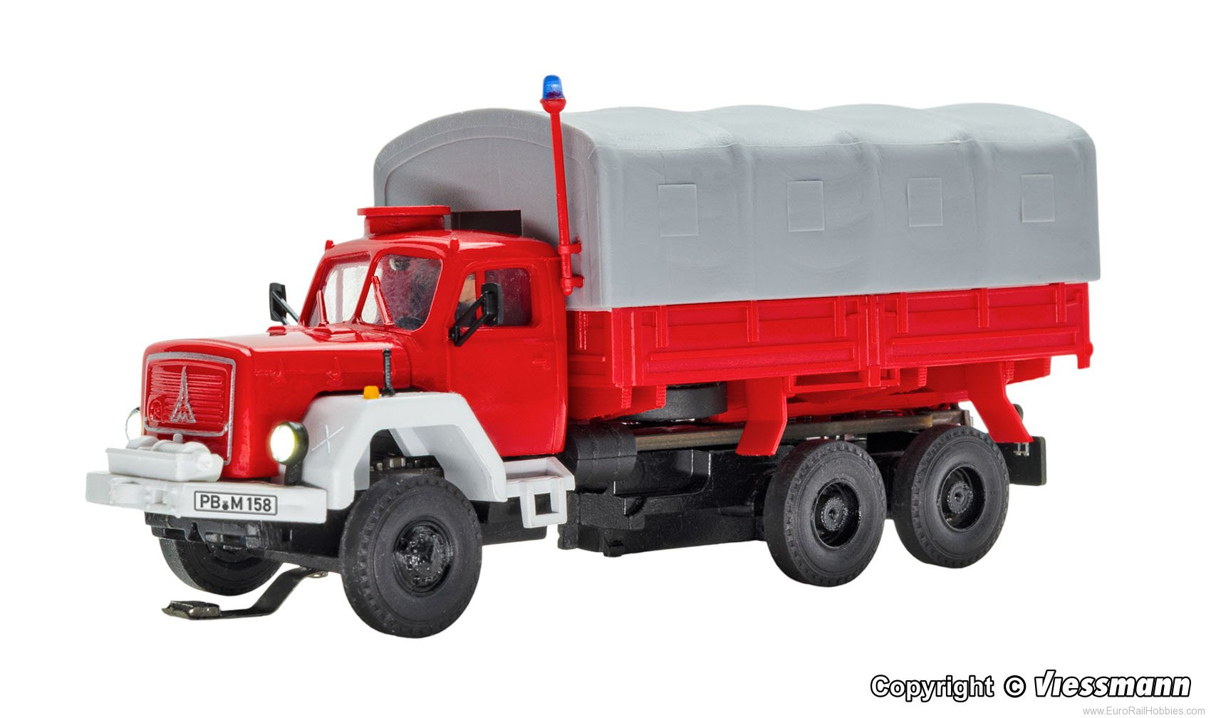 Viessmann 8054 8054 H0 Fire brigade MAGIRUS JUPITER 3-axle w