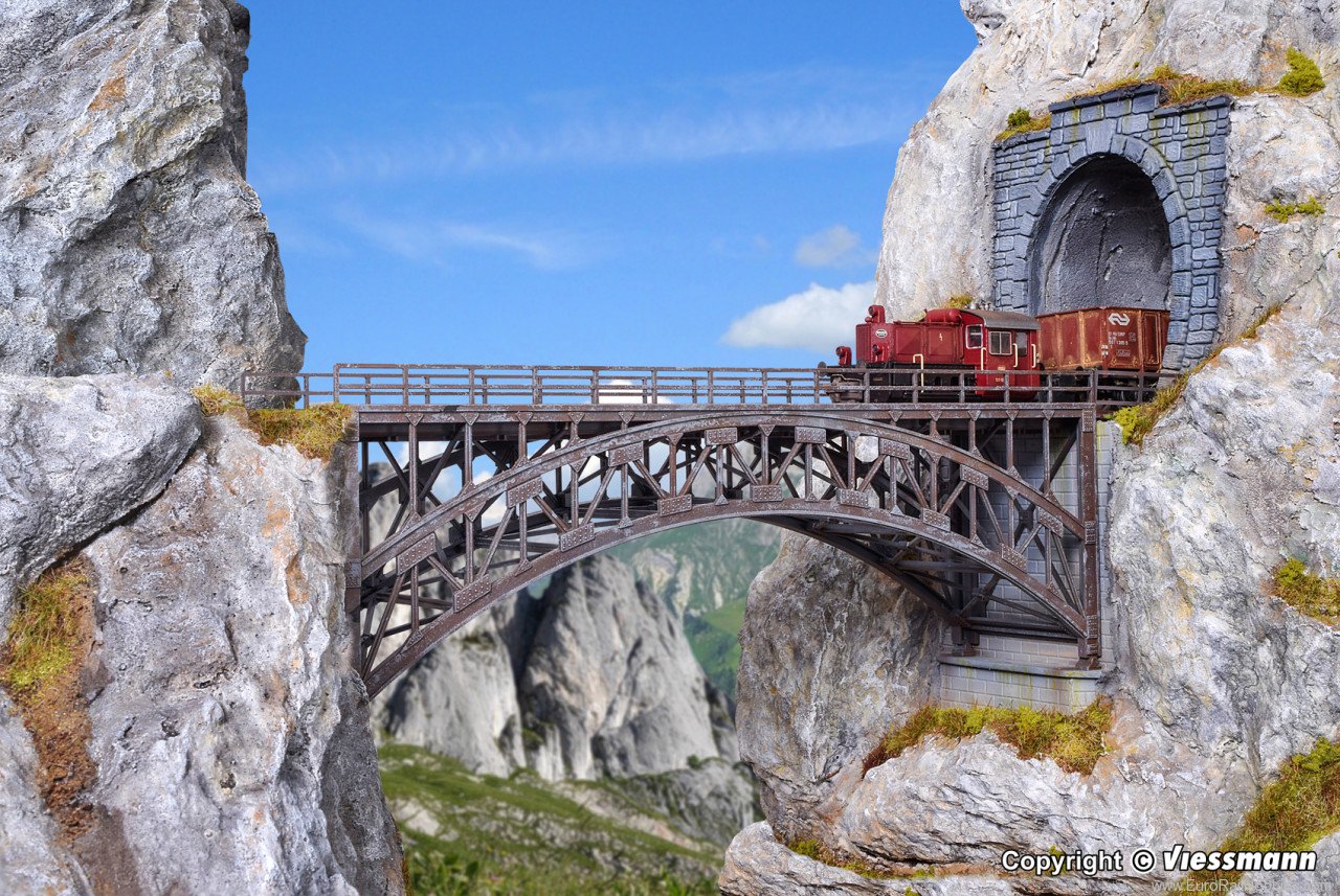 Vollmer 42548 Arched Bridge SchloÃbach