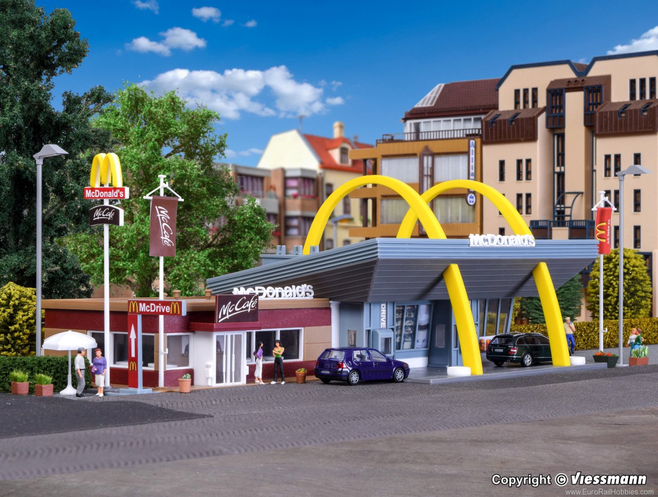 Vollmer 43635 McDonald's Restaurant with McCafe