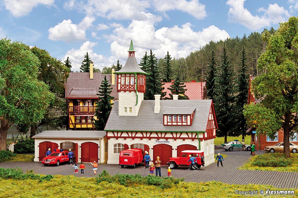 Vollmer 43751 Village Fire Station