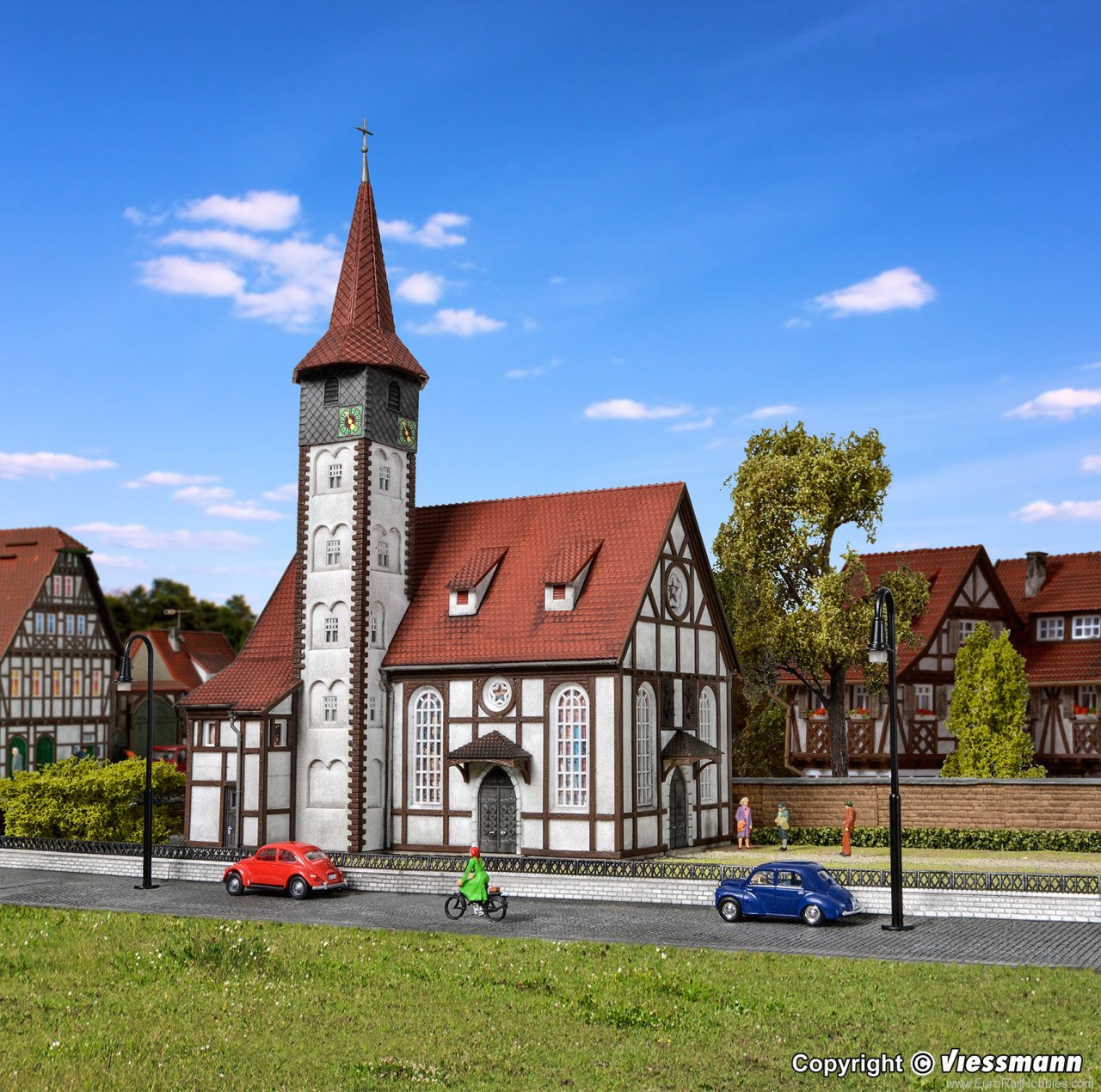 Vollmer 43768 Timbered Church