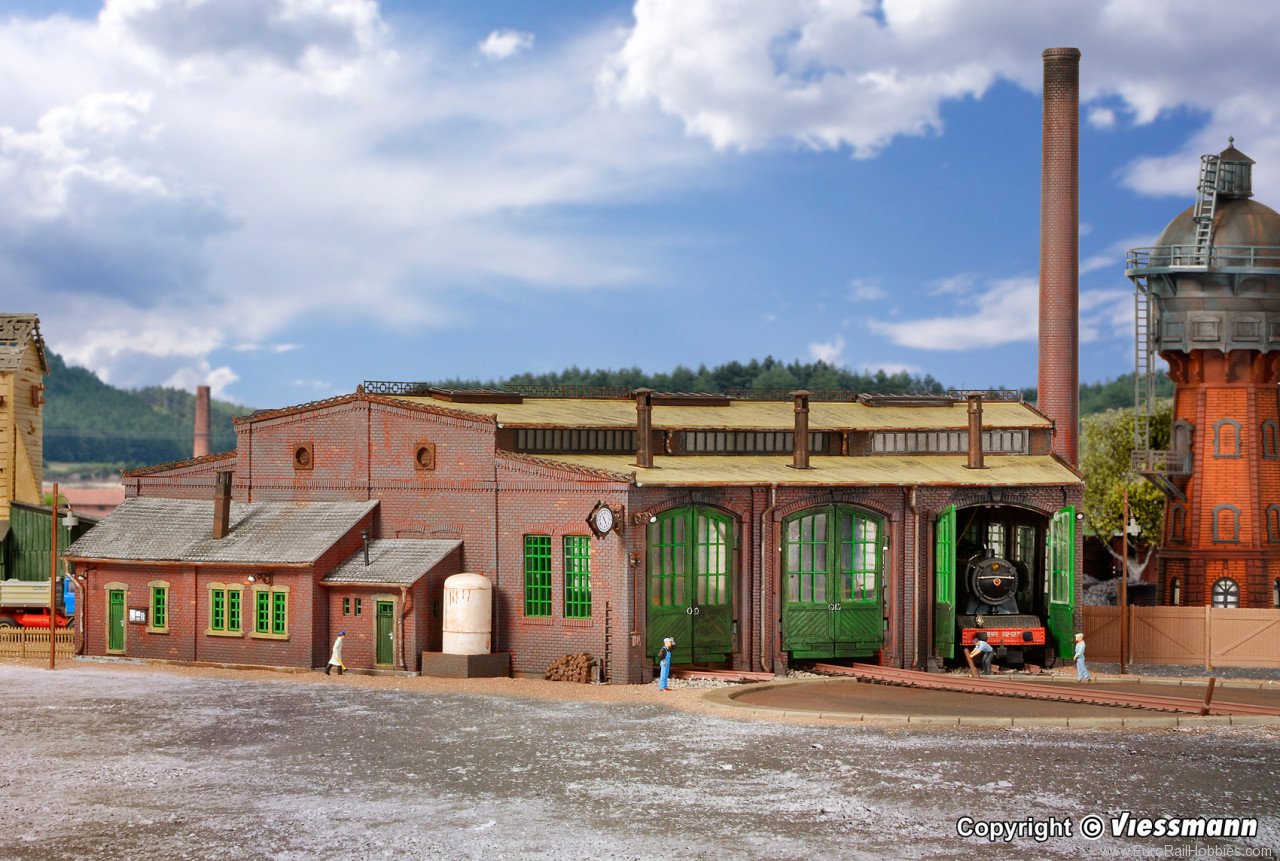 Vollmer 45754 Roundhouse 3 Stalls