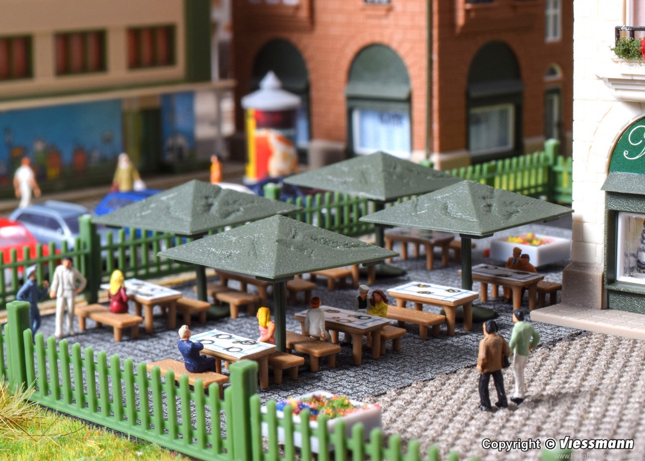 Vollmer 47665 Beergarden Umbrellas