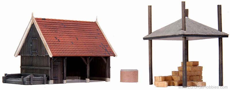 Artitec 10.188 Shed with accessories, 1:87, resin kit, unpai