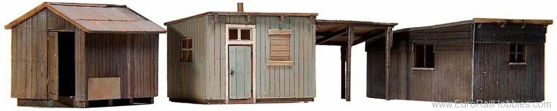 Artitec 10.199 Garden sheds, 1:87, resin kit, unpainted