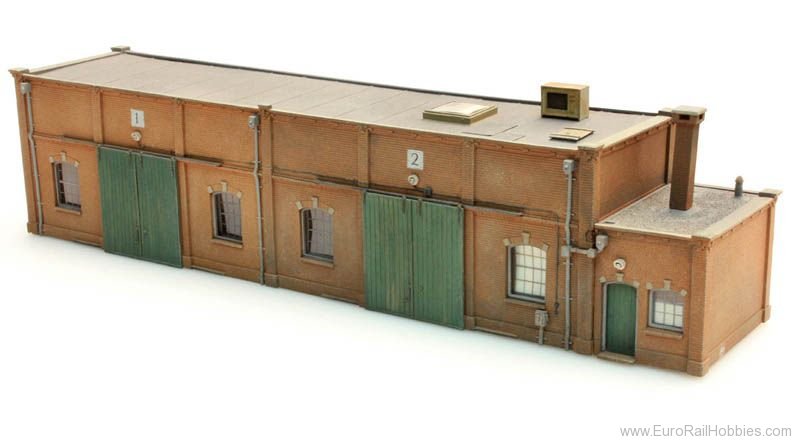 Artitec 10.307 Warehouse Facade, 1:87, resin kit, unpainted