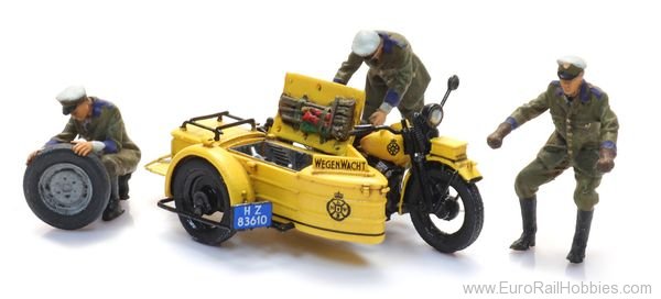 Artitec 10.398 ANWB roadside assistance motorcycle sidecar w