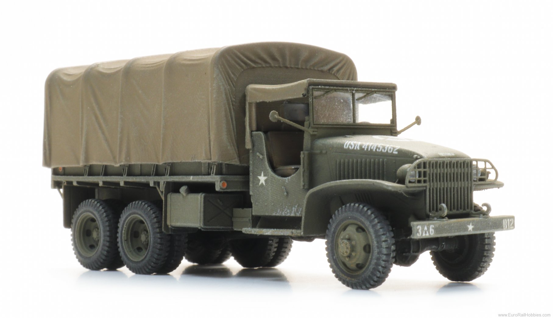 Artitec 1870214 US GMC CCKW-353 US Army cargo with cover