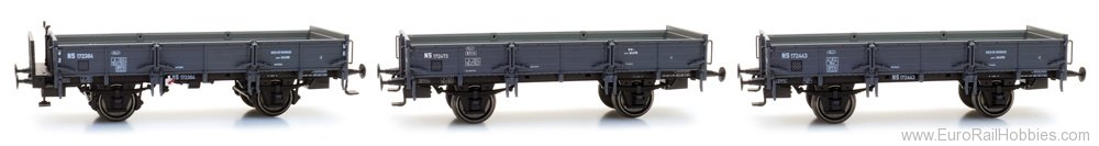 Artitec 20.317.01 Dutch open sand wagon 3x set: 172384, 172443,