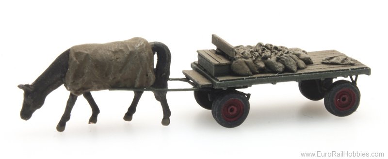 Artitec 312.012 Coal cart with horse