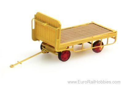 Artitec 316.14-YW Luggage trailer gelb - 1:160 ready-made