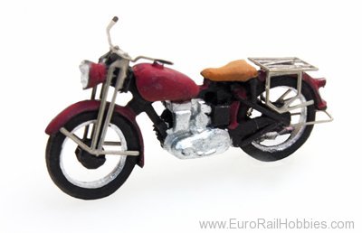 Artitec 387.05-RD Triumph civilian motorcycle, red, 1:87 resin 
