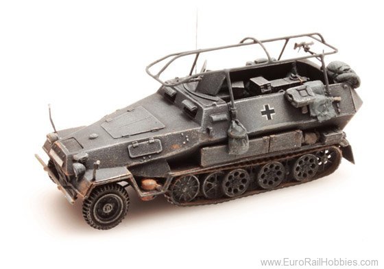 Artitec 387.110-GR Sd.Kfz 251/3B Funkpanzerwagen, grey, 1:87 res