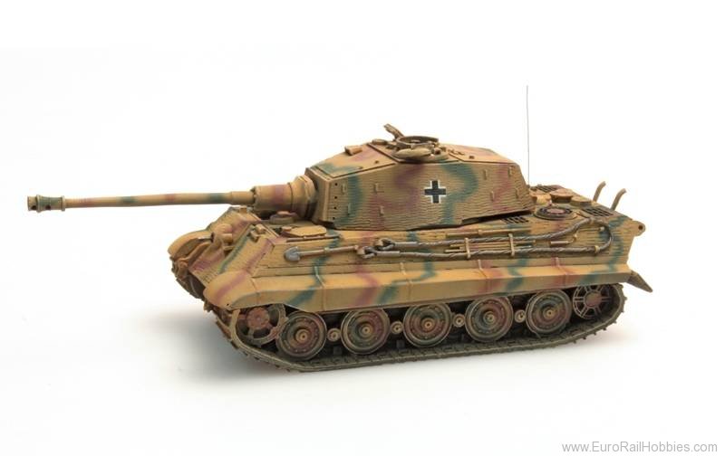 Artitec 387.19-CM Tiger II Henschel, Zimmerit, Camo, 1:87 resin