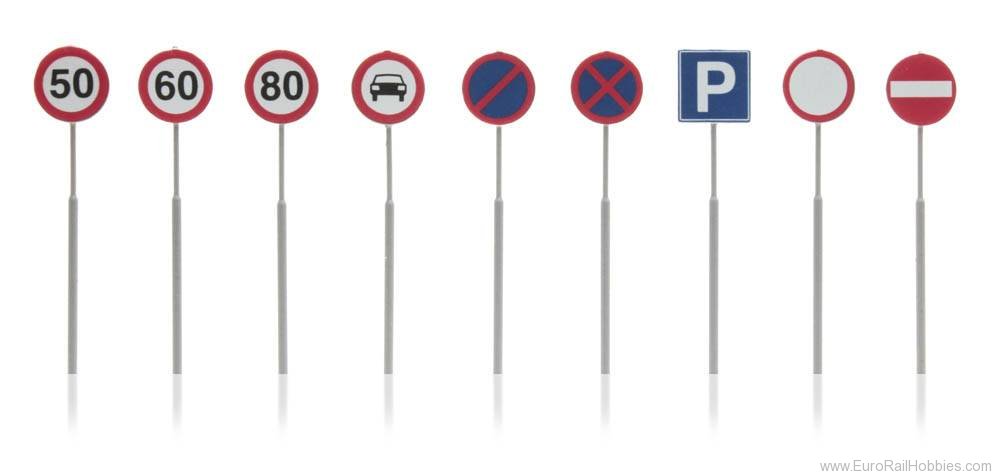 Artitec 387.262 Dutch traffic signs 9 pieces