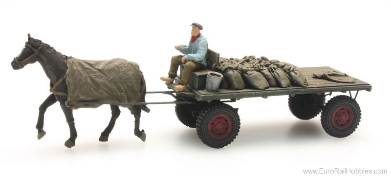 Artitec 387.276 Coal cart with horse