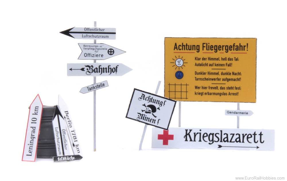 Artitec 387.354 German street signs 1940-1945