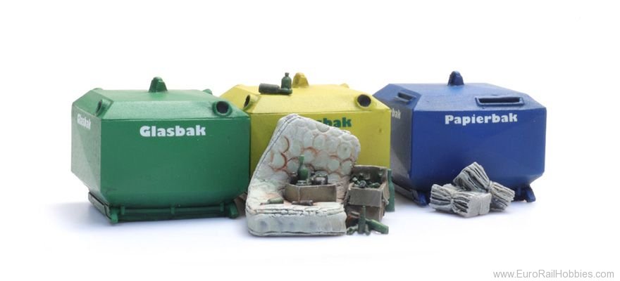 Artitec 387.458 Waste glass, waste paper containers and rubbi