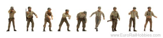 Artitec 387.90 US Army Artillery crew M12, 9 figures