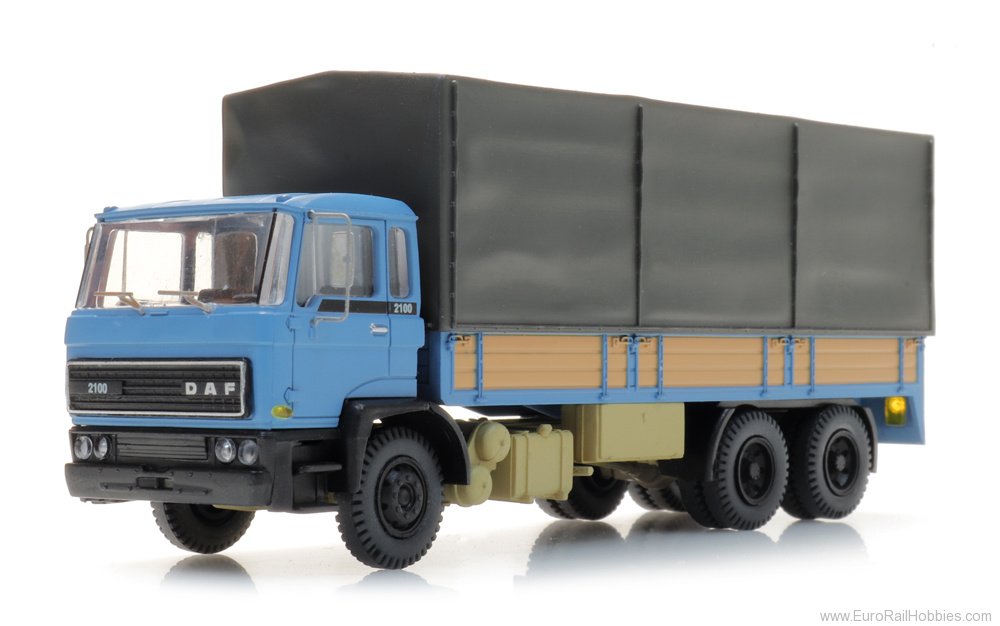 Artitec 487.052.11 DAF tilt-cab B, tandem-axle, open bed truck w