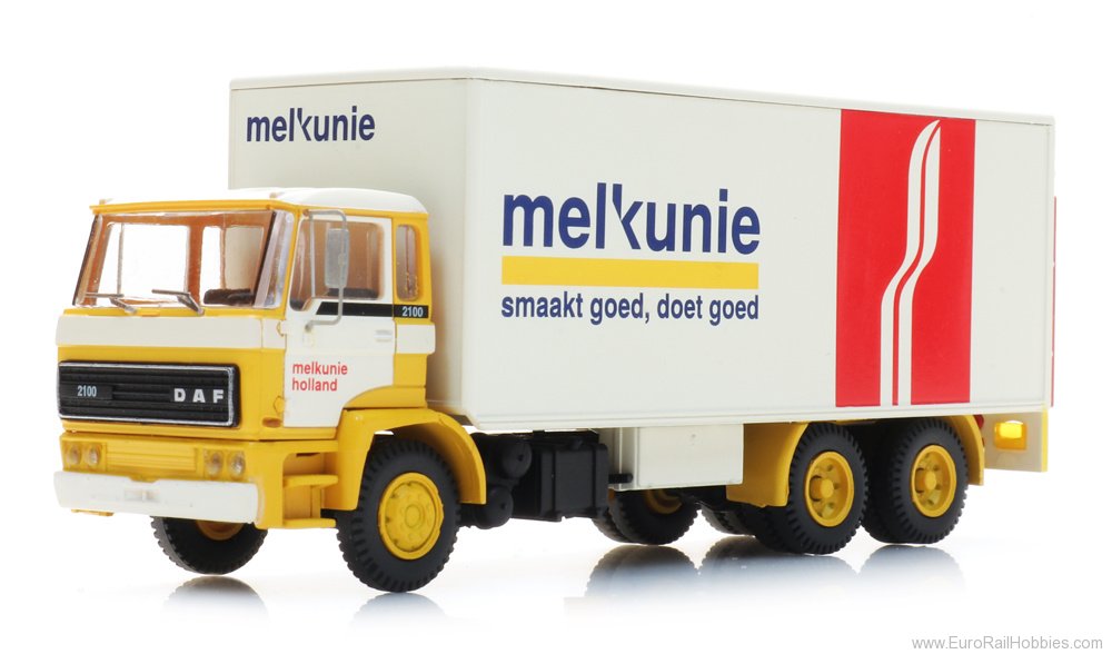 Artitec 487.052.12 DAF tilt-cab B, tandem-axle, box van, Melkuni