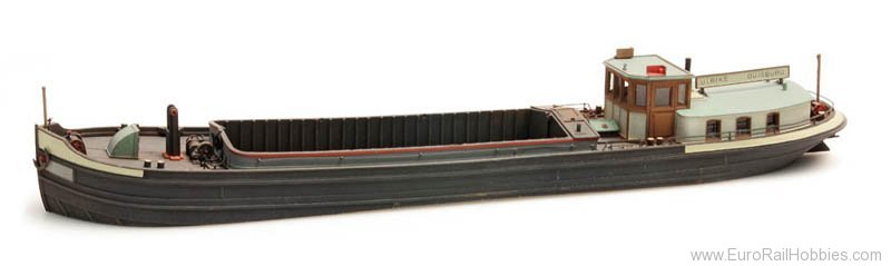 Artitec 50.104 120-ton Rhine river barge - resin kit - 1:87