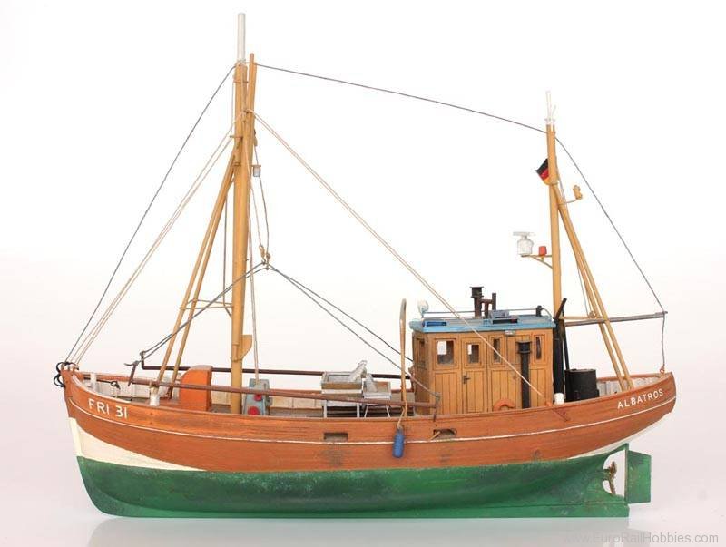 Artitec 50.115 Shrimp Cutter full hull - resin kit - 1:87