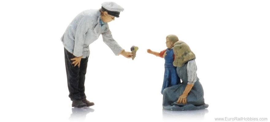 Artitec 5160020 Ice cream vendor with mother and child (3x)