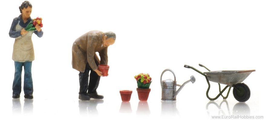 Artitec 5160022 Florists with garden tools (3x)