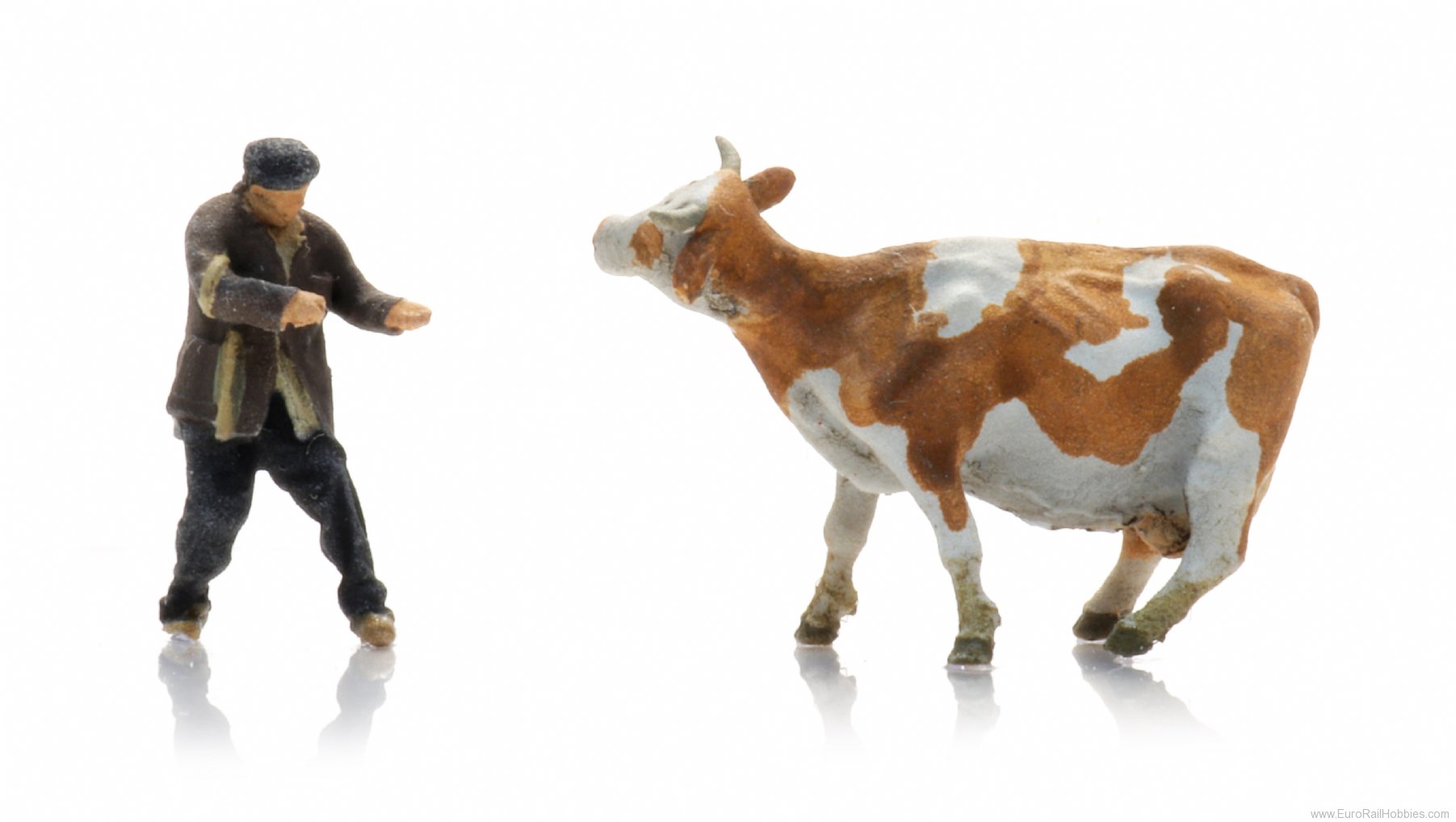 Artitec 5220014 Farmer with obstinate cow (1x)