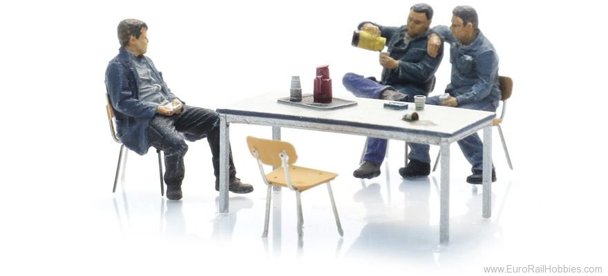 Artitec 5870084 Steelworkers having a break (3x)