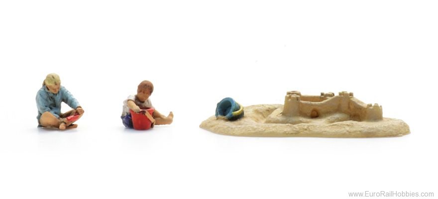 Artitec 5870103 Children with sand castle (2x)