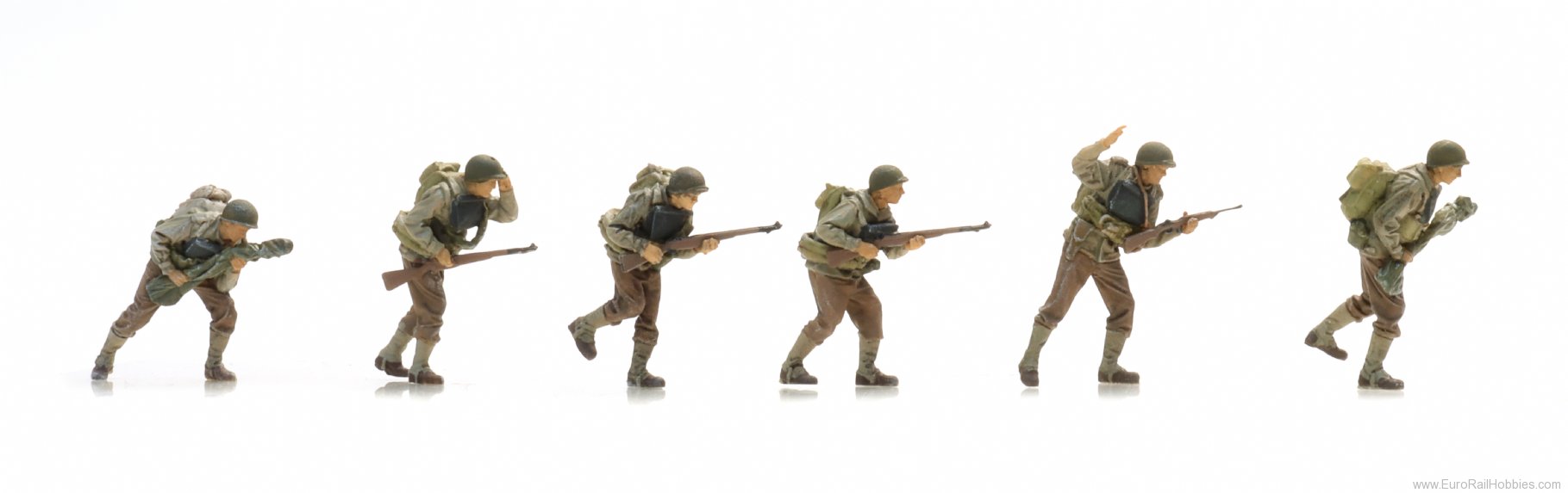 Artitec 5870116 US D-Day Infantry storming beach (6x)